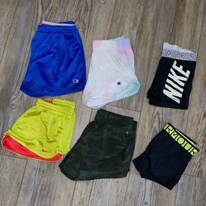 Nike/champion/Under Armour & DSG athletic short bundle